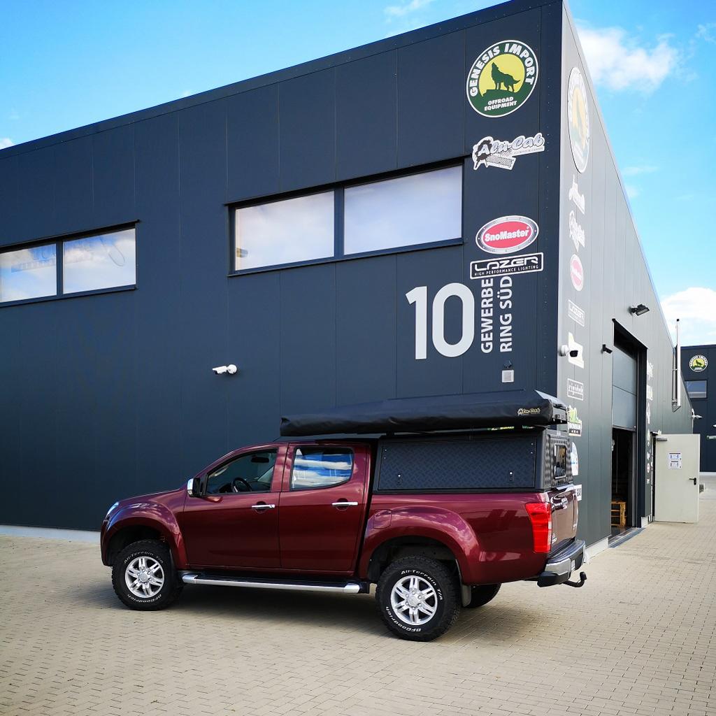 Alu-Cab Hardtop Adventure Isuzu D-Max 2012-2020 Doppelkabine schwarz/ geriffelt Alu-Cab Hardtop Adventure Isuzu D-Max 2012-2020 Doppelkabine schwarz/ geriffelt