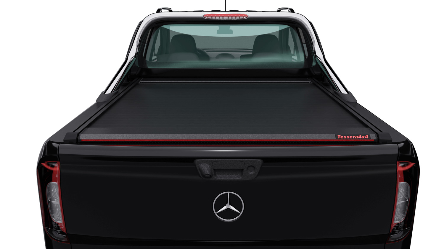Laderaumabdeckung Tessera SE für Mercedes X-Klasse 2021+ D/C mit OEM Rollbar TESS 15191 SE black matt Laderaumabdeckung Tessera SE für Mercedes X-Klasse 2021+ D/C mit OEM Rollbar TESS 15191 SE black matt