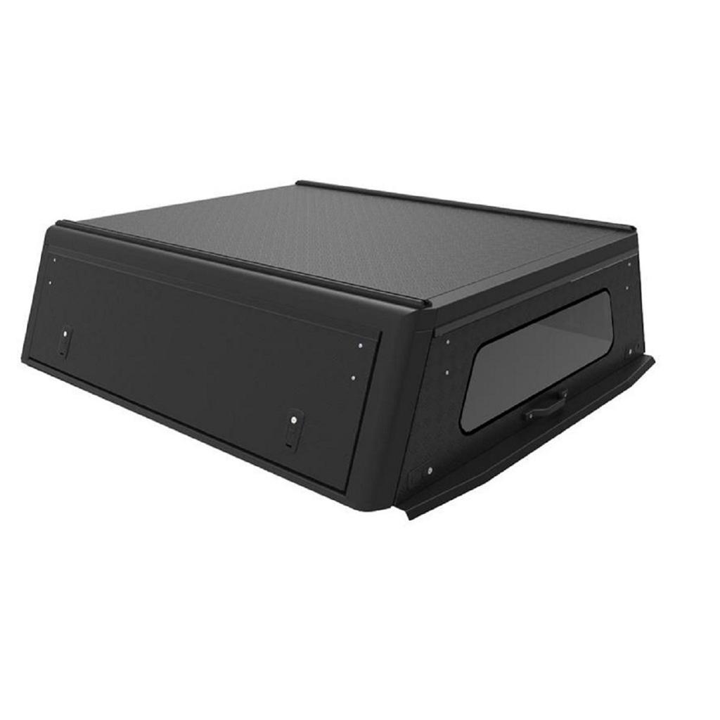 Alu-Cab Hardtop Explorer Mitsubishi L200/ Fiat Fullback 2016+ Doppelkabine schwarz/ geriffelt
