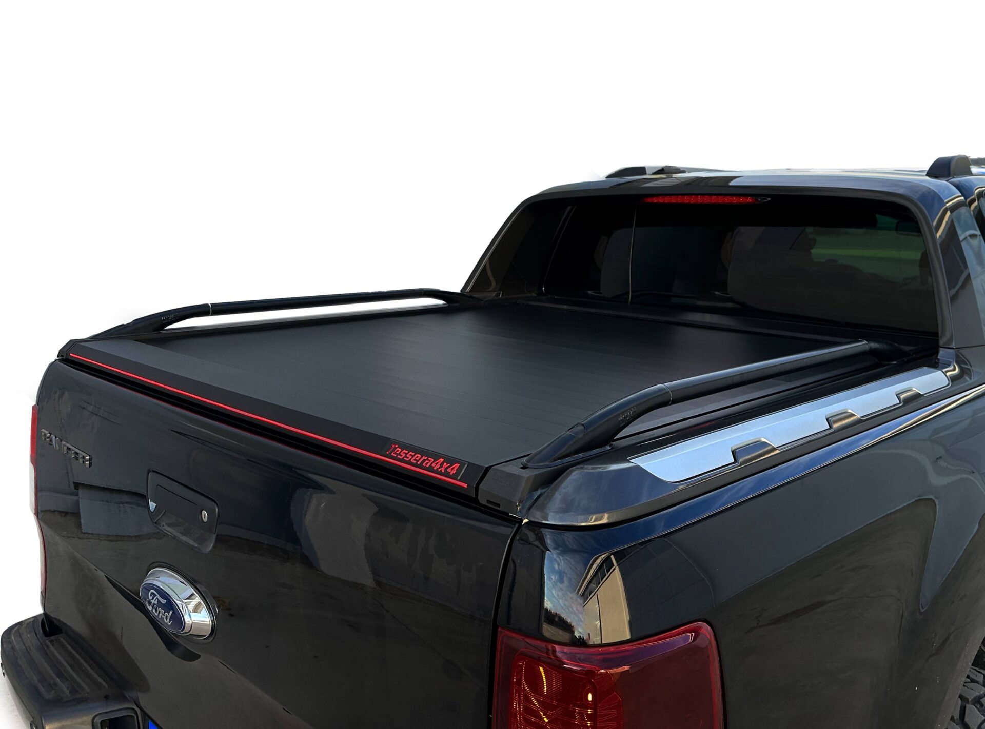 Laderaumabdeckung Tessera SE für Ford Ranger Wildtrak D/C ab 2012+ & 2016+ & 2020+ TESS 1508 SE black matt Laderaumabdeckung Tessera SE für Ford Ranger Wildtrak D/C ab 2012+ & 2016+ & 2020+ TESS 1508 SE black matt