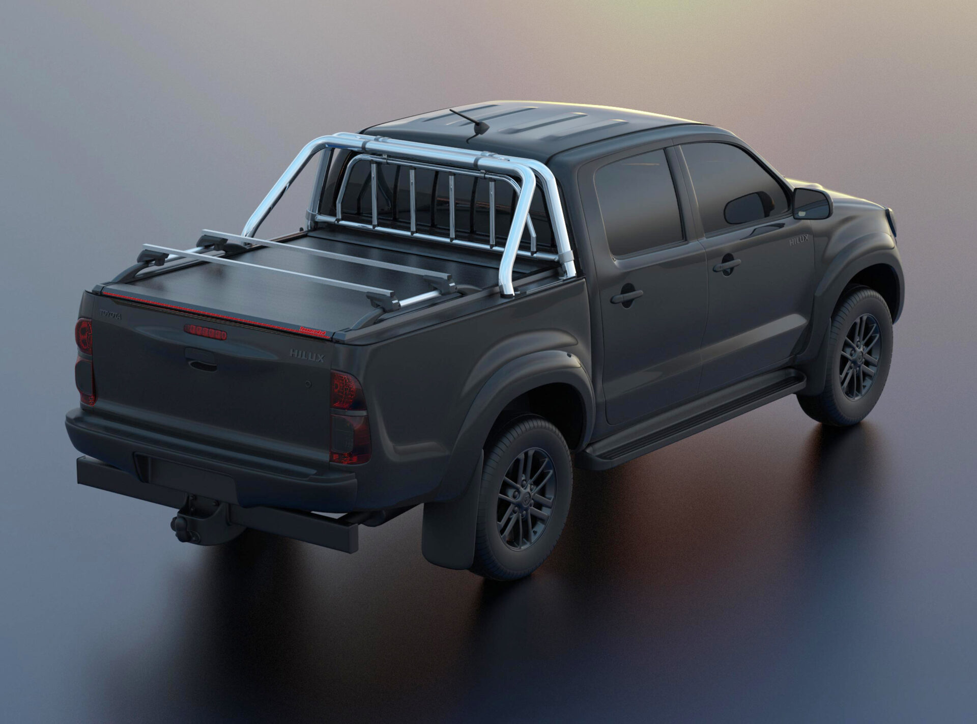 Laderaumabdeckung Tessera SE für Toyota Hilux (Vigo) '03-2005->'06-2016 D/C TESS 150 SE black matt