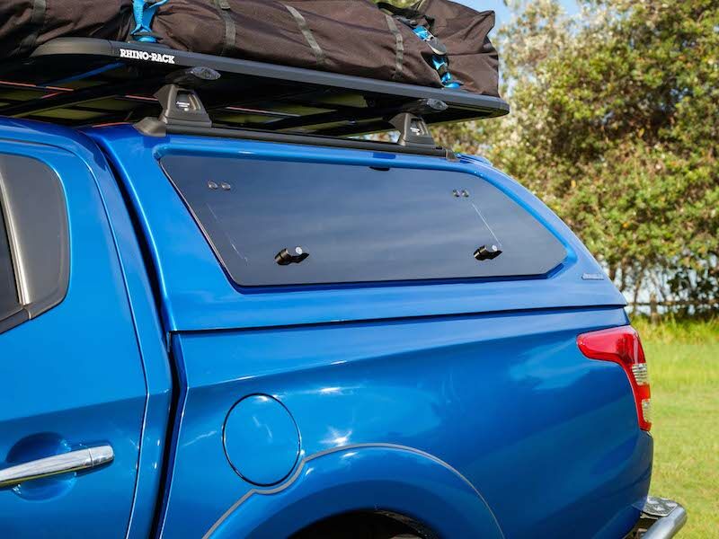 Aeroklas Stylish Hardtop - seitliche Aufklappfenster - Mitsubishi/Fiat D/C 2015- Aeroklas Stylish Hardtop - seitliche Aufklappfenster - Mitsubishi/Fiat D/C 2015-