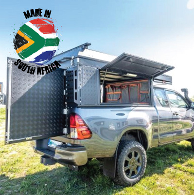 Alu-Cab Canopy Camper Toyota Hilux Revo X/Cab ab 2016+ in schwarz Alu-Cab Canopy Camper Toyota Hilux Revo X/Cab ab 2016+ in schwarz