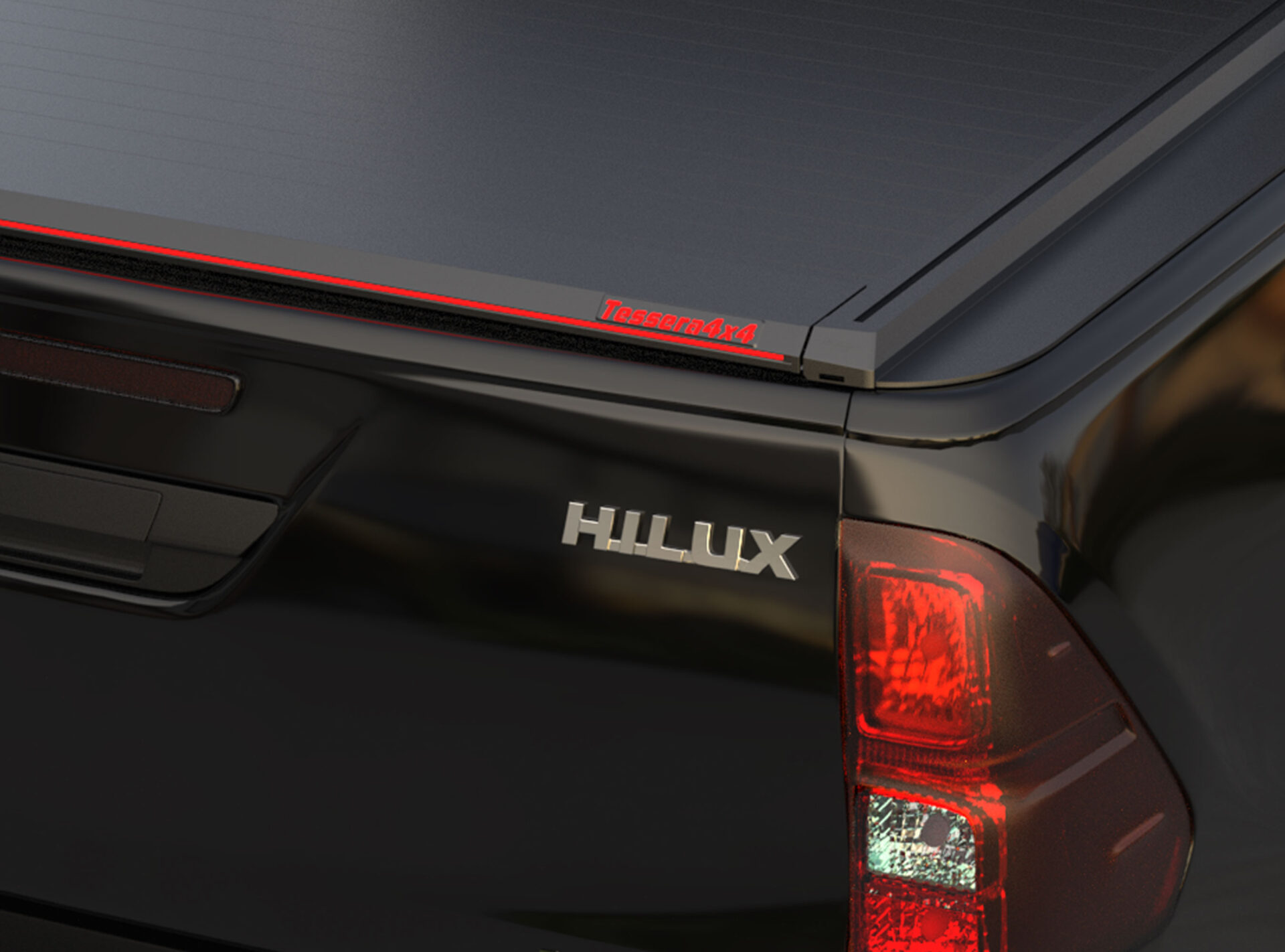 Laderaumabdeckung Tessera SE für Toyota Hilux Revo 2016+ S/C TESS 1517 SE black matt Laderaumabdeckung Tessera SE für Toyota Hilux Revo 2016+ S/C TESS 1517 SE black matt