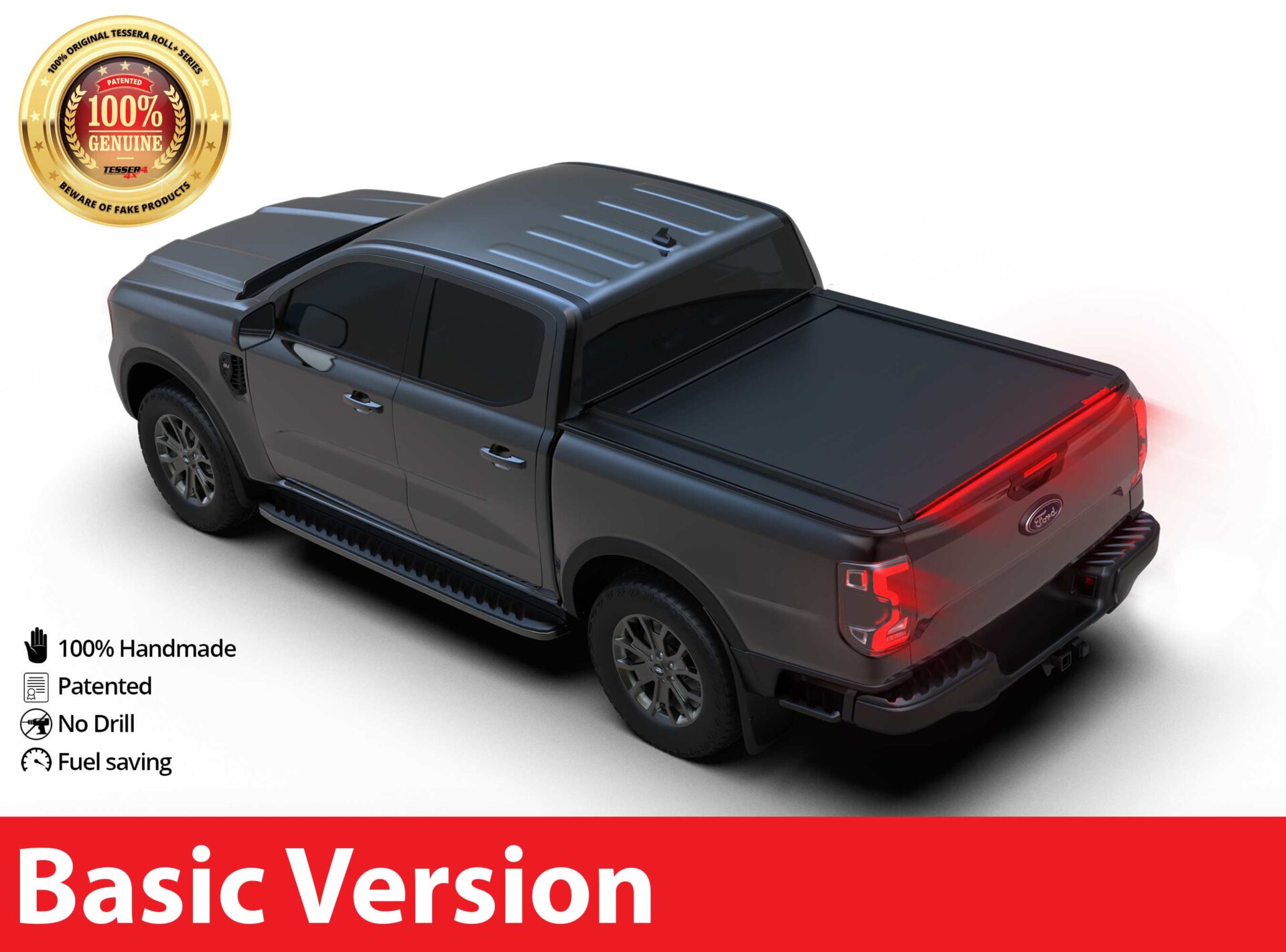 Tessera Roll+ Laderaumabdeckung "Basic" für FORD Ranger T6.2 (P703) 2023+ TESS 14060 ROLL black matt Tessera Roll+ Laderaumabdeckung "Basic" für FORD Ranger T6.2 (P703) 2023+ TESS 14060 ROLL black matt