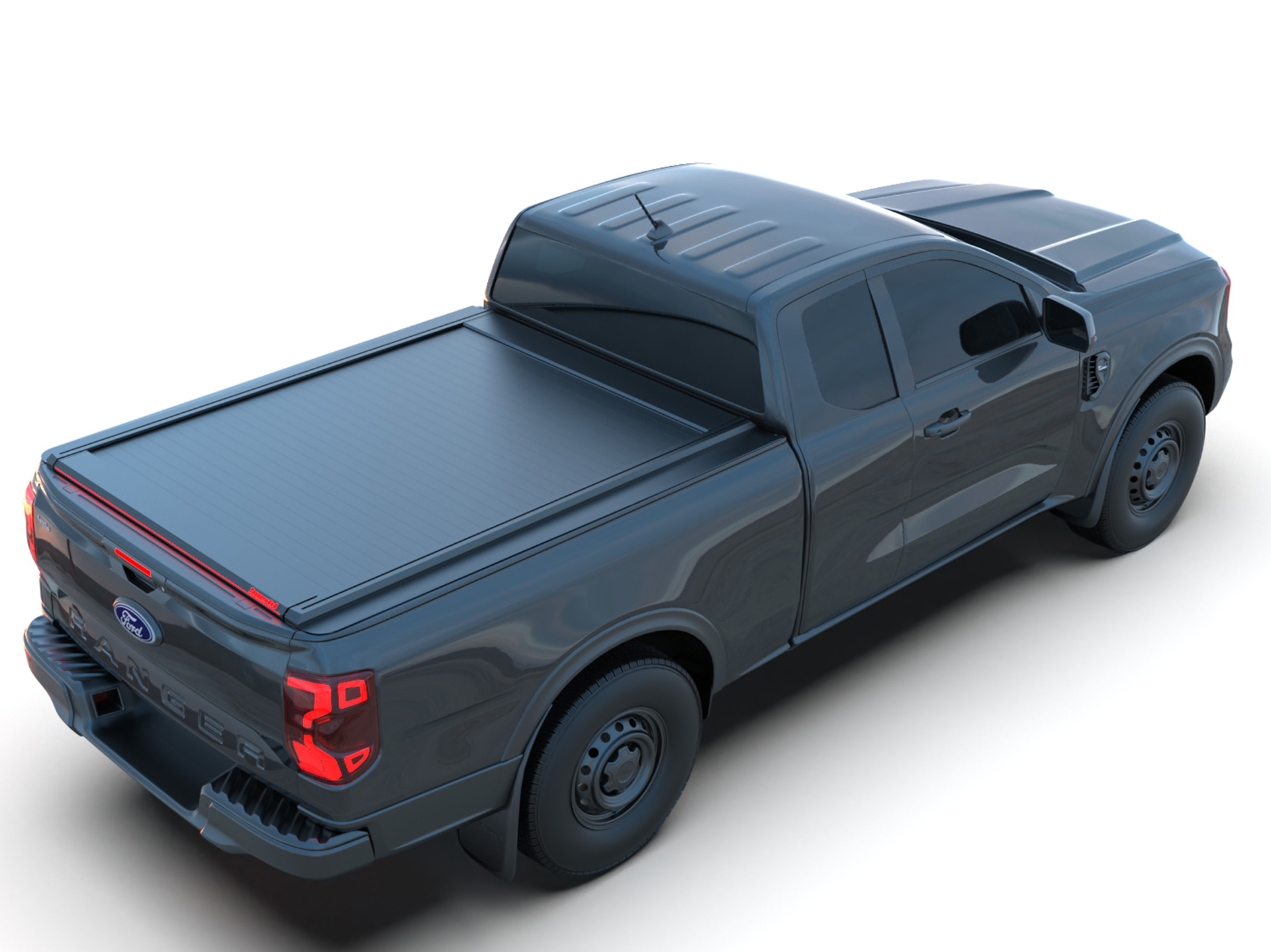 Tessera Roll+ Laderaumabdeckung "Basic" für FORD Ranger T6.2 (P703) 2023+ TESS 14070 ROLL black matt