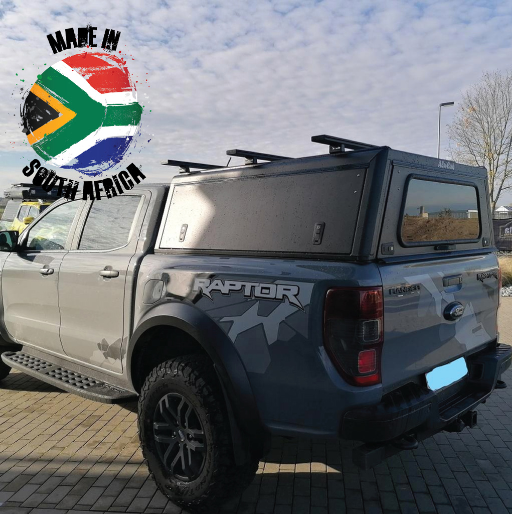 Alu-Cab Hardtop Explorer Ford Ranger 2012-22 Doppelkabine schwarz/glatt Alu-Cab Hardtop Explorer Ford Ranger 2012-22 Doppelkabine schwarz/glatt