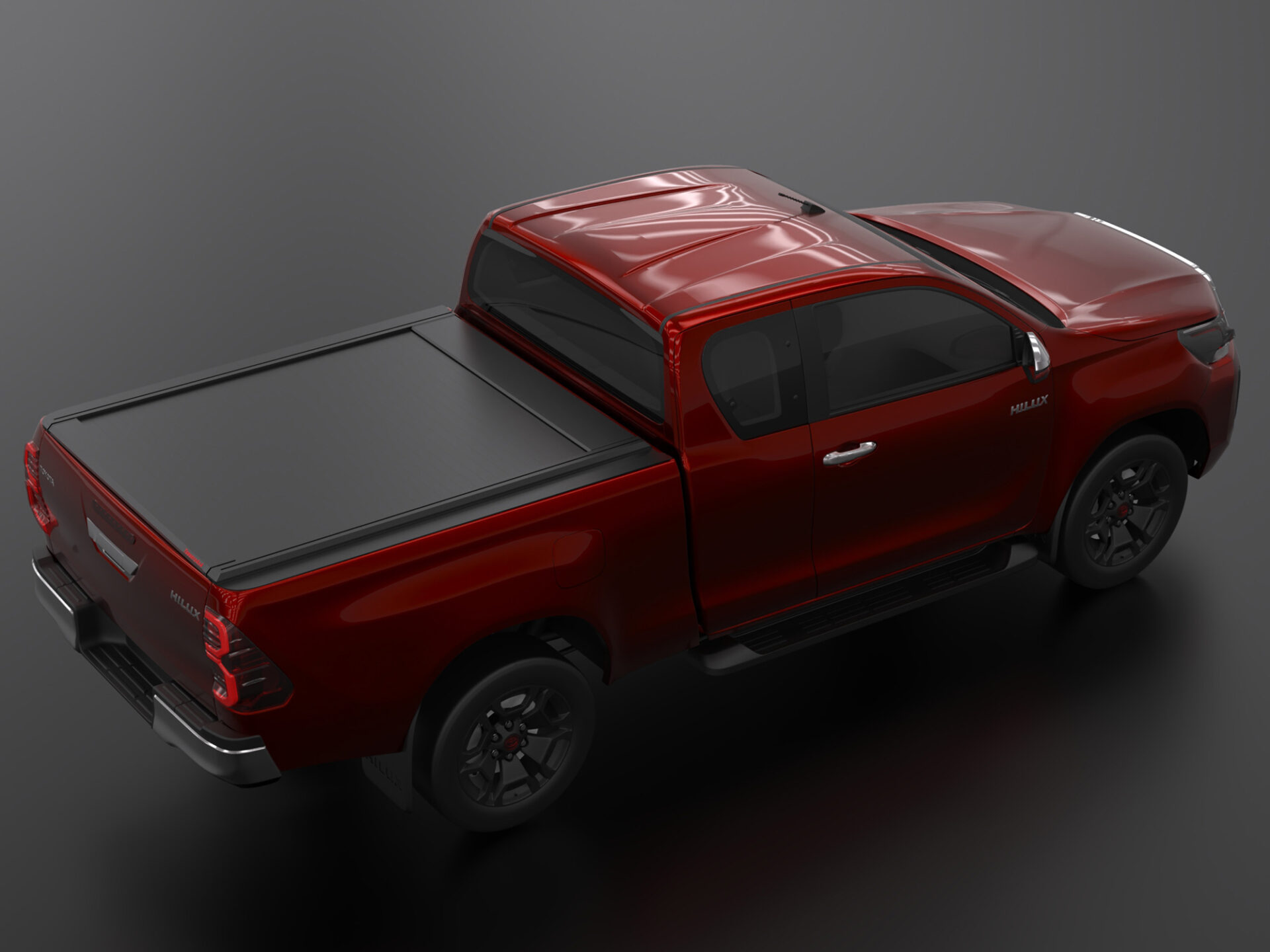 Laderaumabdeckung Tessera SE für Toyota Hilux Revo 2016+ S/C TESS 1517 SE black matt Laderaumabdeckung Tessera SE für Toyota Hilux Revo 2016+ S/C TESS 1517 SE black matt