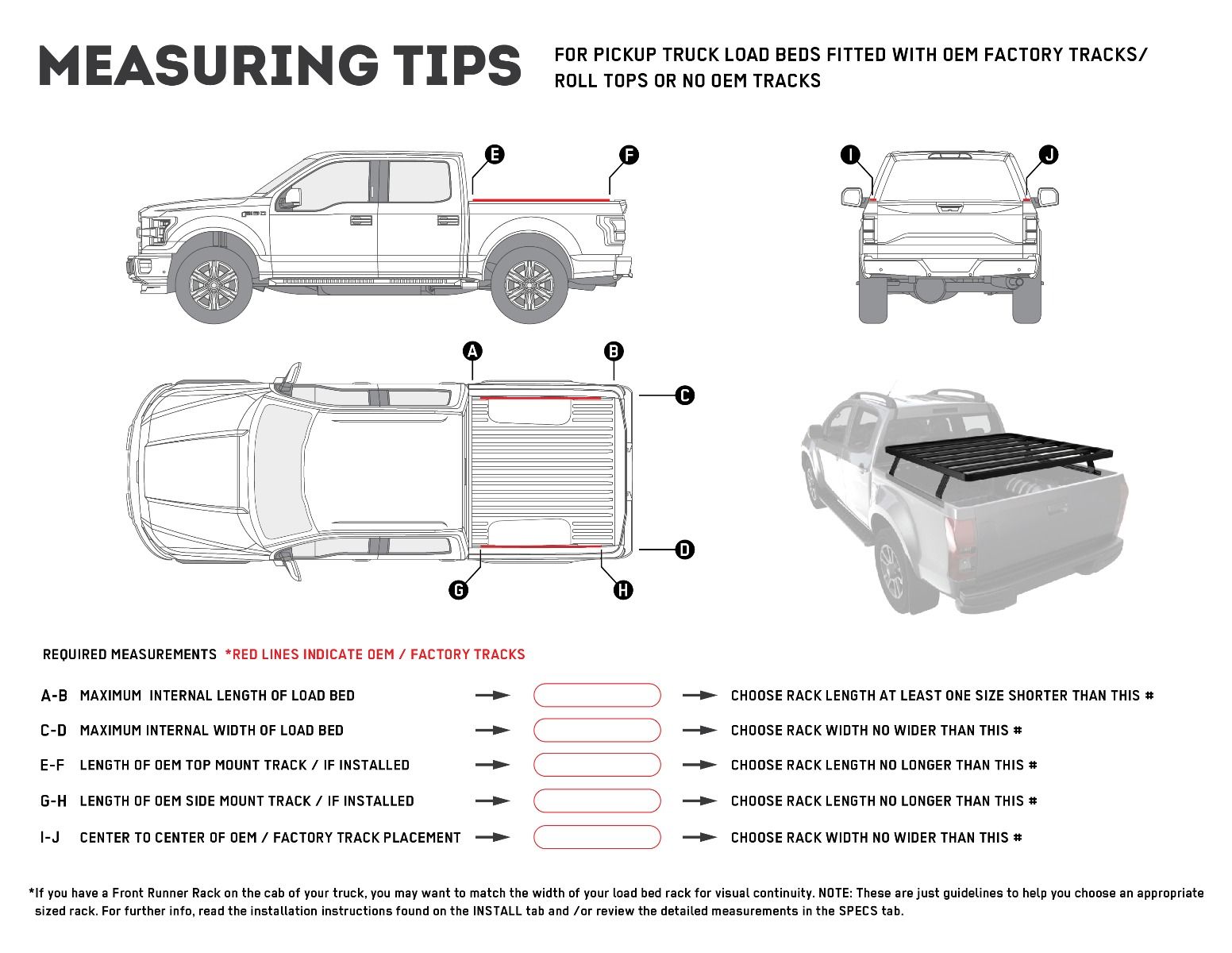 PICK-UP SLIMLINE II LADEFLÄCHENTRÄGER KIT / 1560 (L) X 1475 (B) - VON FRONT RUNNER PICK-UP SLIMLINE II LADEFLÄCHENTRÄGER KIT / 1560 (L) X 1475 (B) - VON FRONT RUNNER