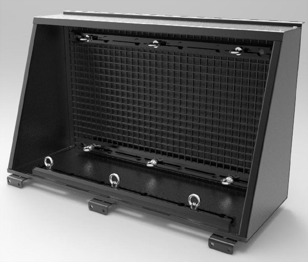 Alu-Cab Seitenfach Universal 750 mit Gitter für Bergungs Zubehör Alu-Cab Seitenfach Universal 750 mit Gitter für Bergungs Zubehör