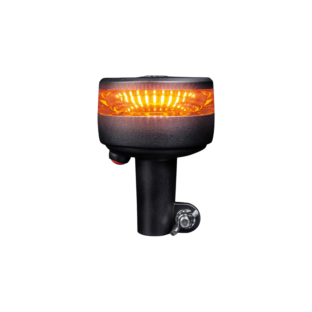 CRUISE LIGHT BEACON WARNLICHT LED – POLE MOUNTING/DIN, GELBES LINSE
