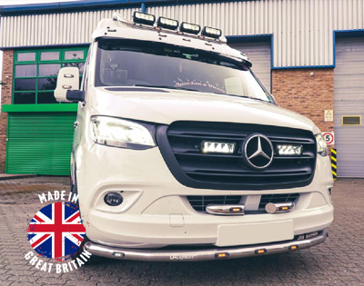 Lazer Lamps Kühlergrill-Kit Mercedes Sprinter W907/W910 (2018+) inkl. 2x Triple-R 750 G2 Elite Lazer Lamps Kühlergrill-Kit Mercedes Sprinter W907/W910 (2018+) inkl. 2x Triple-R 750 G2 Elite