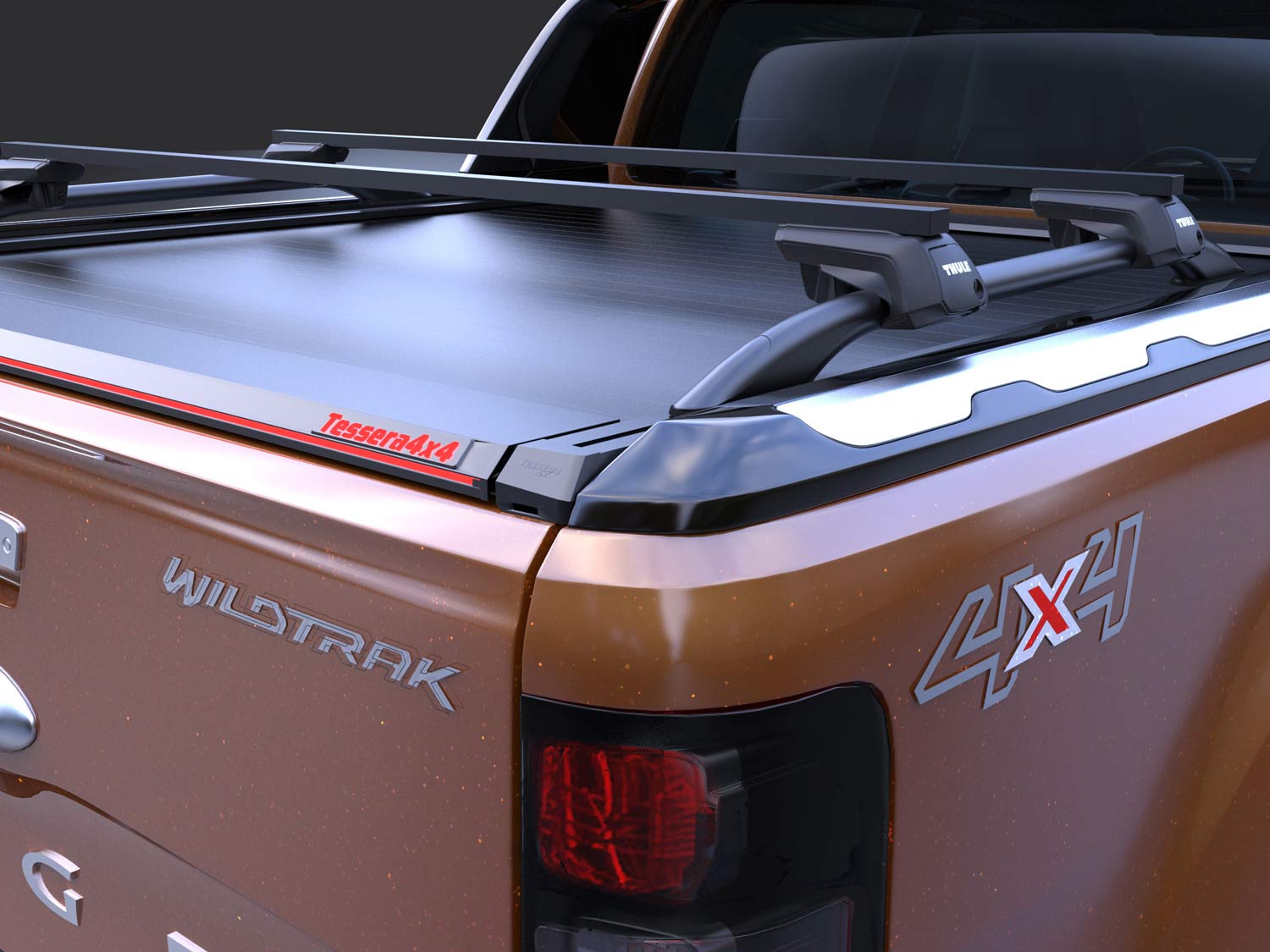 Laderaumabdeckung Tessera SE für Ford Ranger Wildtrak D/C ab 2012+ & 2016+ & 2020+ TESS 1508 SE black matt Laderaumabdeckung Tessera SE für Ford Ranger Wildtrak D/C ab 2012+ & 2016+ & 2020+ TESS 1508 SE black matt