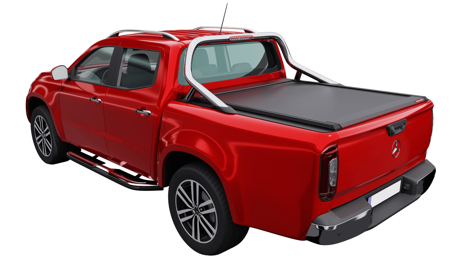 Laderaumabdeckung Tessera SE für Mercedes X-Klasse 2021+ D/C mit OEM Rollbar TESS 15191 SE black matt Laderaumabdeckung Tessera SE für Mercedes X-Klasse 2021+ D/C mit OEM Rollbar TESS 15191 SE black matt