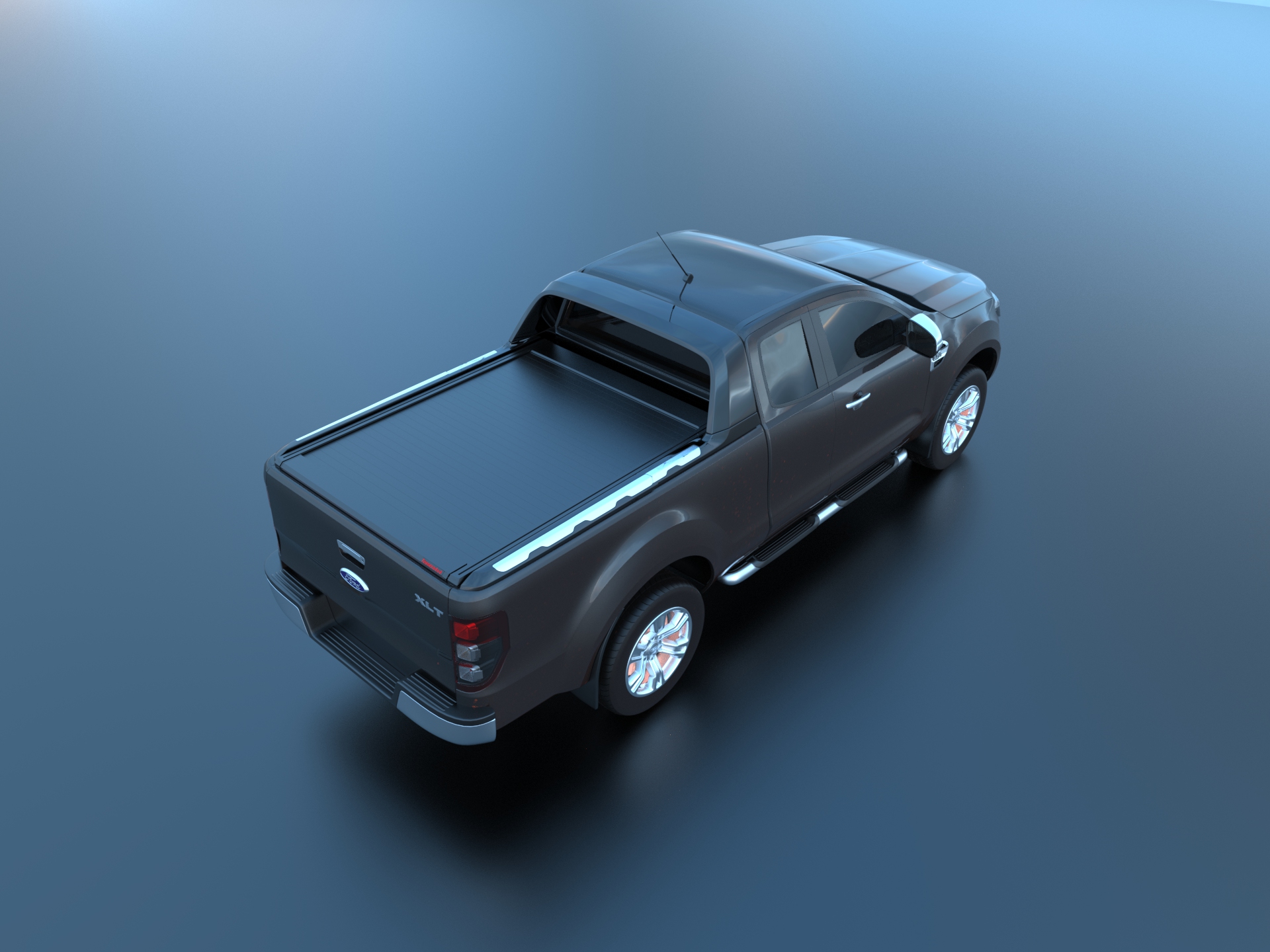 Laderaumabdeckung Tessera SE für Ford Ranger Wildtrak S/C ab 2012+ & 2016+ & 2020+ TESS 1509 SE black matt