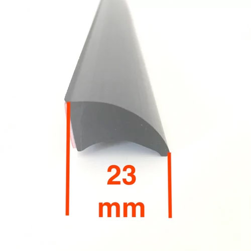 Kotflügelgummilippe 23mm Kotflügelgummilippe 23mm