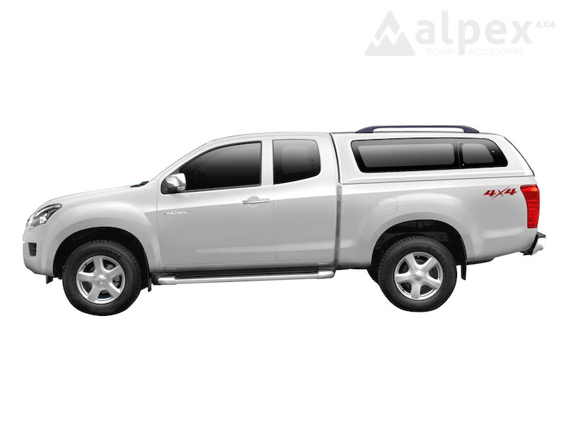 Aeroklas Stylish Hardtop - seitliche Ausstellfenster - Zentralverriegelung - Isuzu E/C 2012-2020 Aeroklas Stylish Hardtop - seitliche Ausstellfenster - Zentralverriegelung - Isuzu E/C 2012-2020