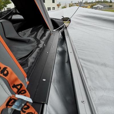 Alu-Cab 270° und 2m Markise Regenrinne