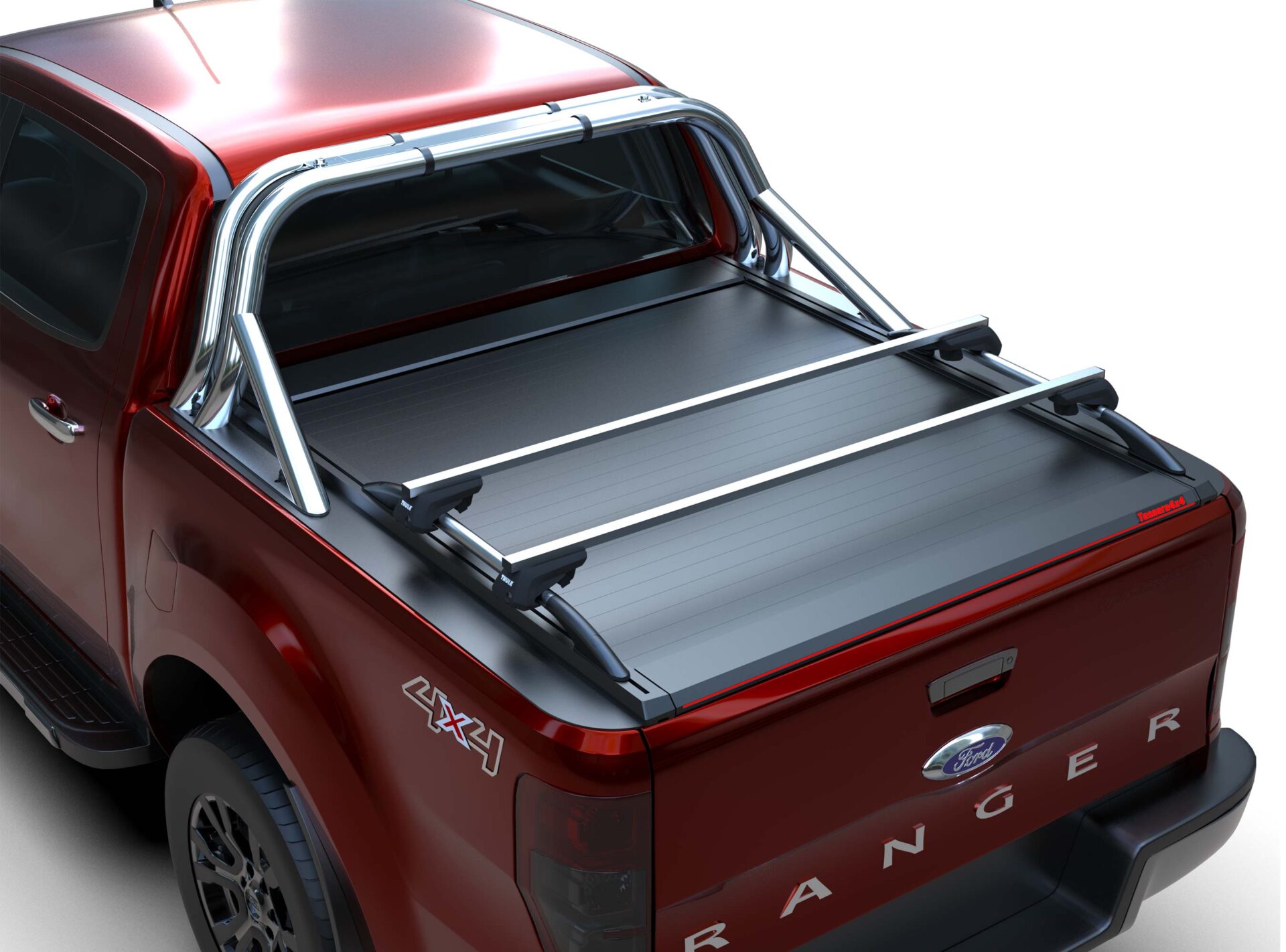 Laderaumabdeckung Tessera SE für Ford Ranger XL/XLT D/C ab 2012+ & 2016+ & 2020+ TESS 1506 SE black matt Laderaumabdeckung Tessera SE für Ford Ranger XL/XLT D/C ab 2012+ & 2016+ & 2020+ TESS 1506 SE black matt