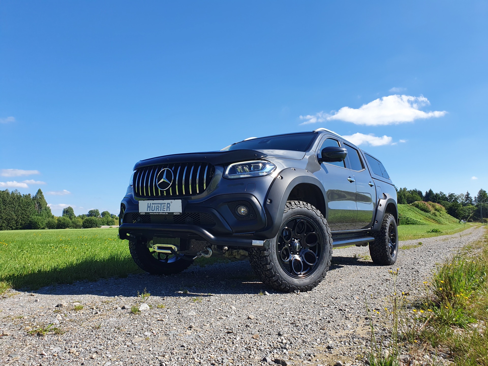 Seilwindenanbausatz (Mercedes X 250) ohne Winde