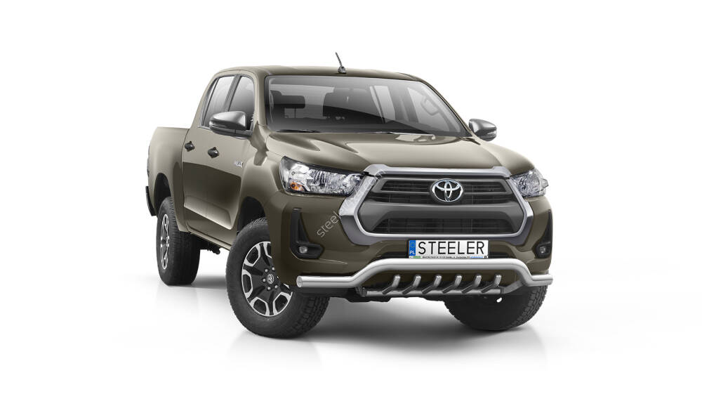 Frontschutzbügel mit Grill bis Kennzeichen - Toyota Hilux (2021 -)