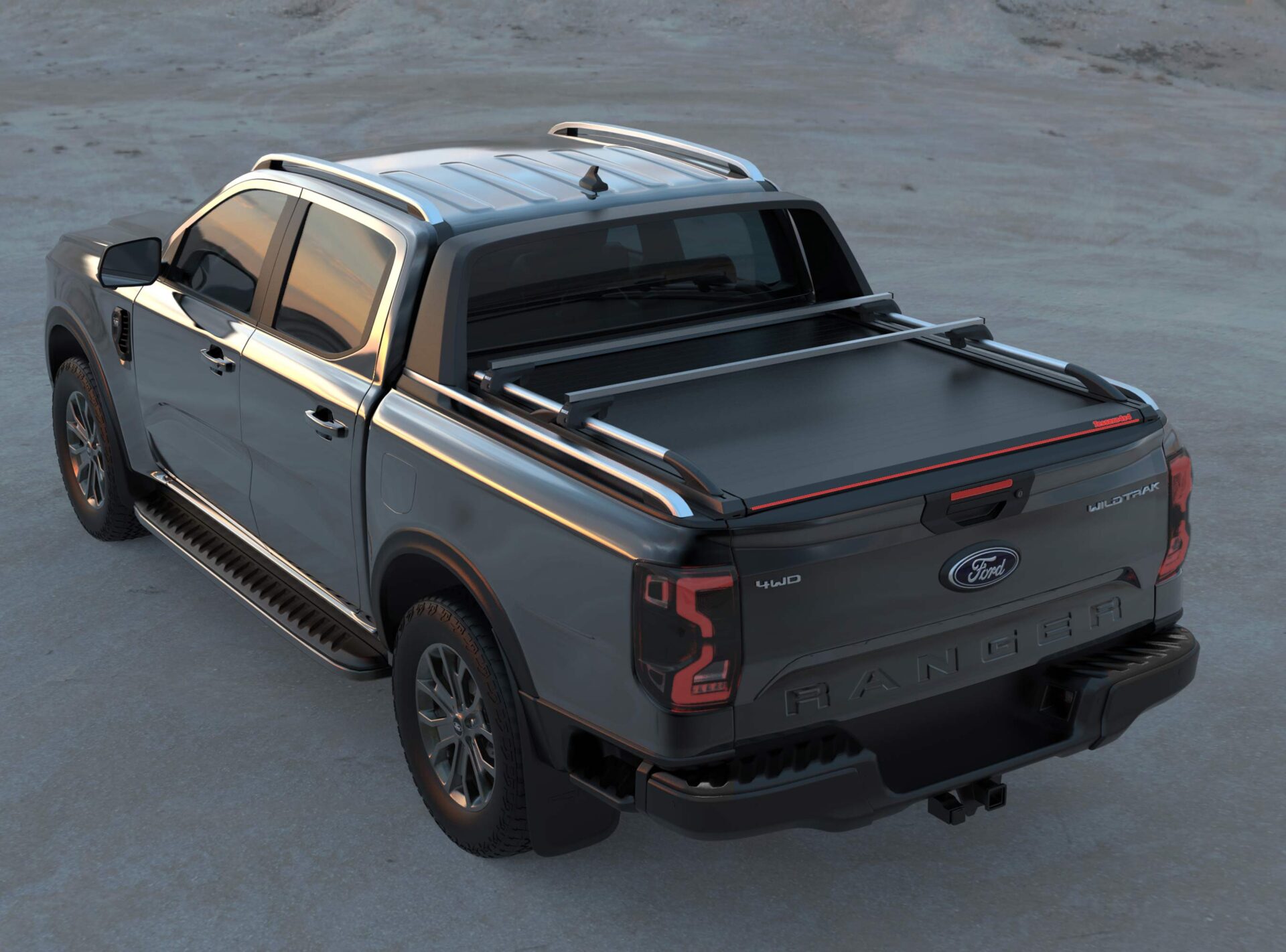 Laderaumabdeckung Tessera SE für Ford Ranger Raptor T6.2 (P703) 2023+ D/C TESS 15061 SE black matt