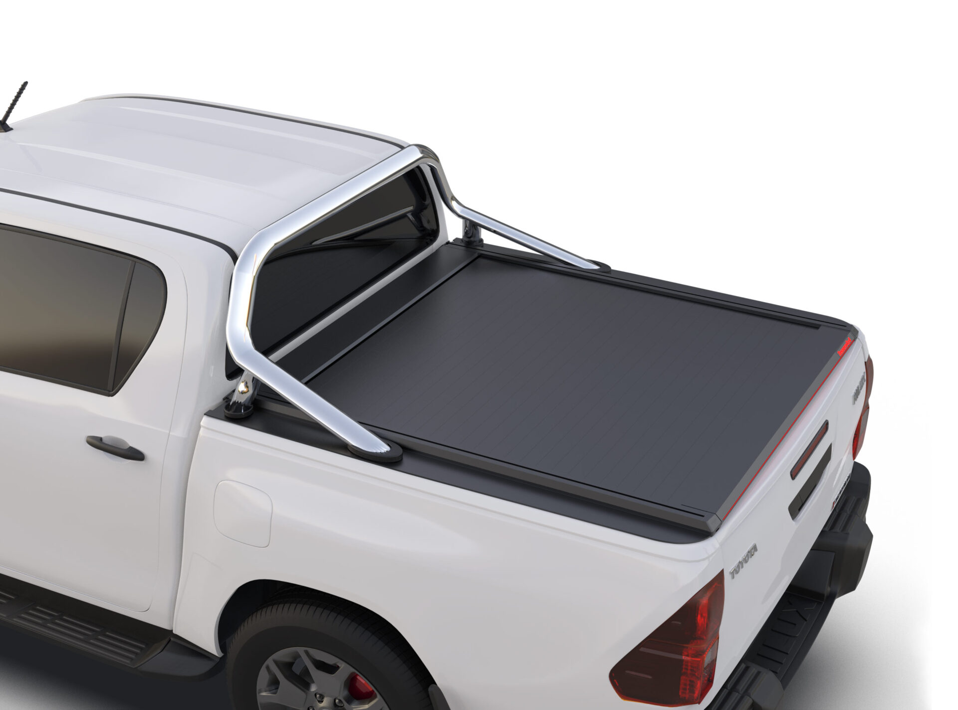Laderaumabdeckung Tessera SE für Toyota Hilux Revo 2016+ mit OEM Überrollbügel D/C TESS 15161 SE black matt