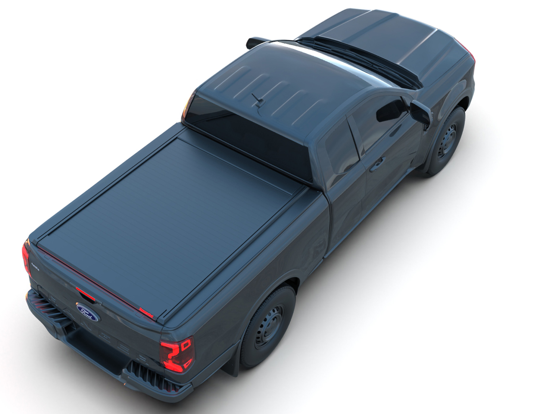 Tessera Roll+ Laderaumabdeckung "Basic" für FORD Ranger T6.2 (P703) 2023+ TESS 14070 ROLL black matt