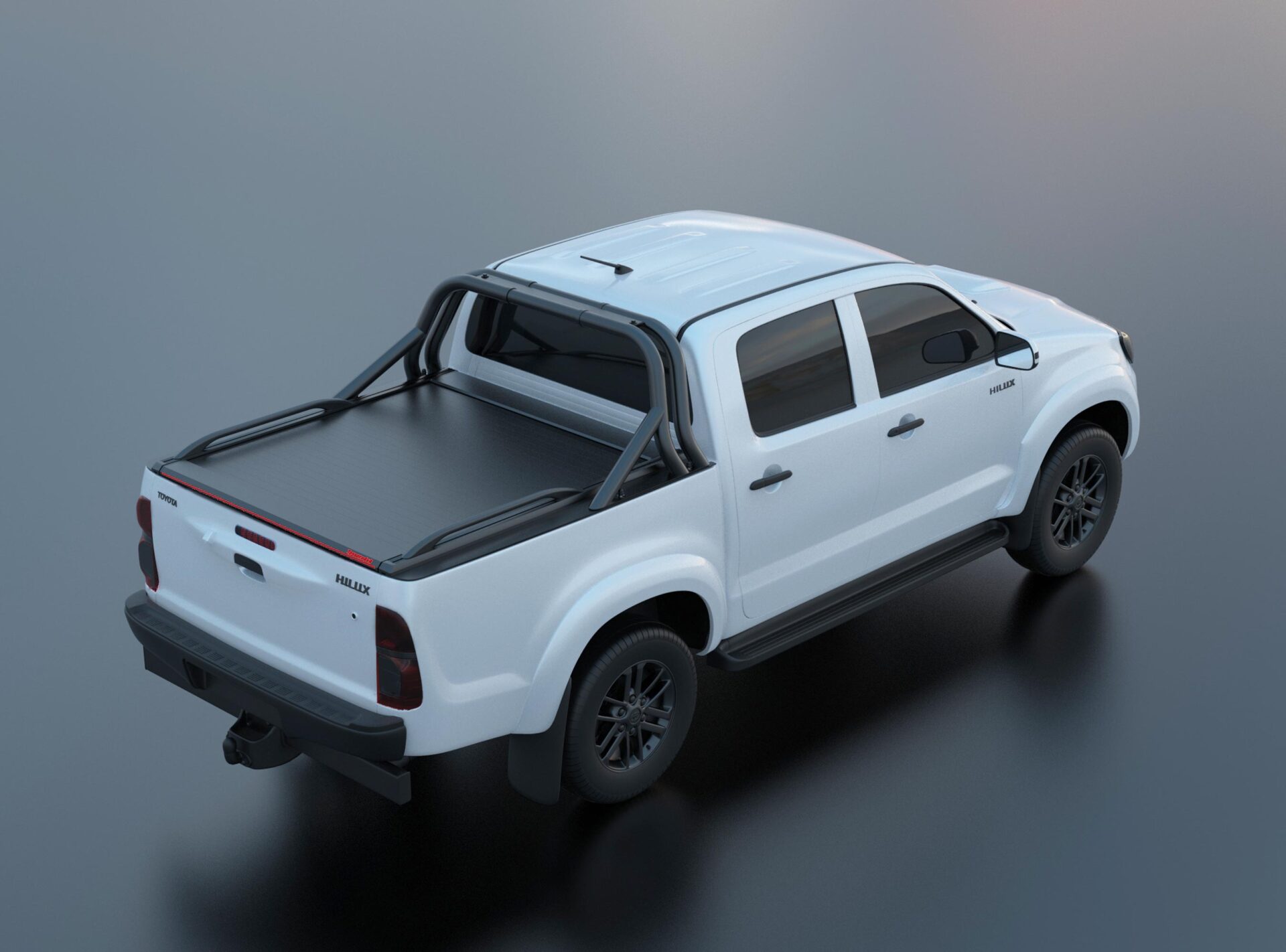 Laderaumabdeckung Tessera SE für Toyota Hilux (Vigo) '03-2005->'06-2016 D/C TESS 150 SE black matt