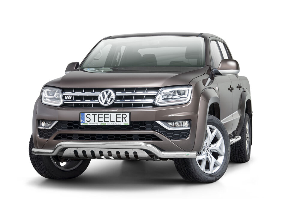 Frontschutzbügel mit Blech - Volkswagen Amarok V6 (2016 -2022) Frontschutzbügel mit Blech - Volkswagen Amarok V6 (2016 -2022)