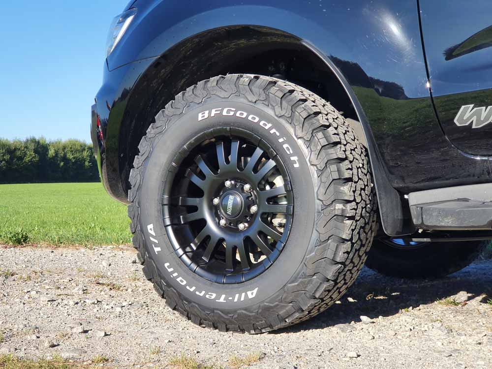 Komplettrad HOAW001 17" (schwarz, BFG 285/70, Ford Ranger) Komplettrad HOAW001 17" (schwarz, BFG 285/70, Ford Ranger)