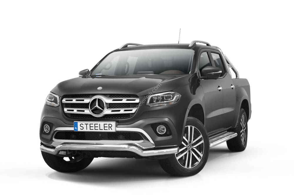 Frontschutzbügel bis Kennzeichen - Mercedes-Benz X-Class (2017 -) Frontschutzbügel bis Kennzeichen - Mercedes-Benz X-Class (2017 -)