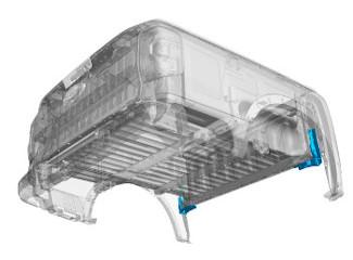 J-brace Ladekastenverstärkung - Ford/VW 2023+, Ford Ranger J-brace Ladekastenverstärkung - Ford/VW 2023+, Ford Ranger