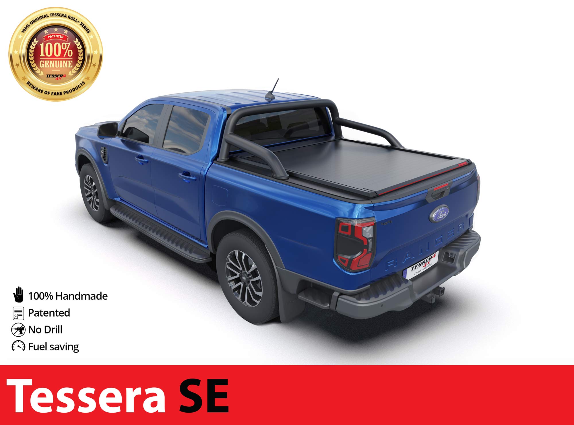 Laderaumabdeckung Tessera SE für FORD Ranger T6.2 P703 mit OEM Überrollbügel D/C TESS 15060 ROLL black matt Laderaumabdeckung Tessera SE für FORD Ranger T6.2 P703 mit OEM Überrollbügel D/C TESS 15060 ROLL black matt