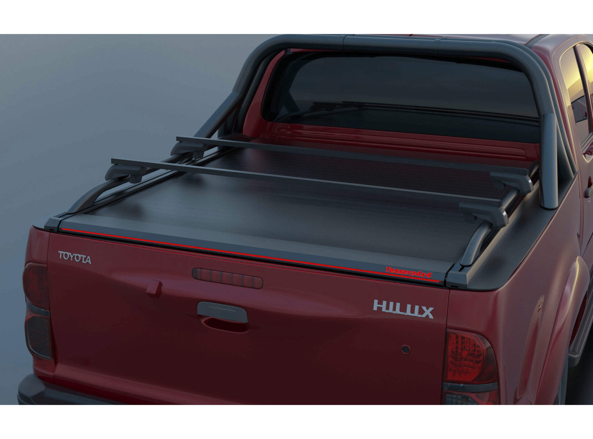Laderaumabdeckung Tessera SE für Toyota Hilux (Vigo) '03-2005->'06-2016 D/C TESS 150 SE black matt Laderaumabdeckung Tessera SE für Toyota Hilux (Vigo) '03-2005->'06-2016 D/C TESS 150 SE black matt