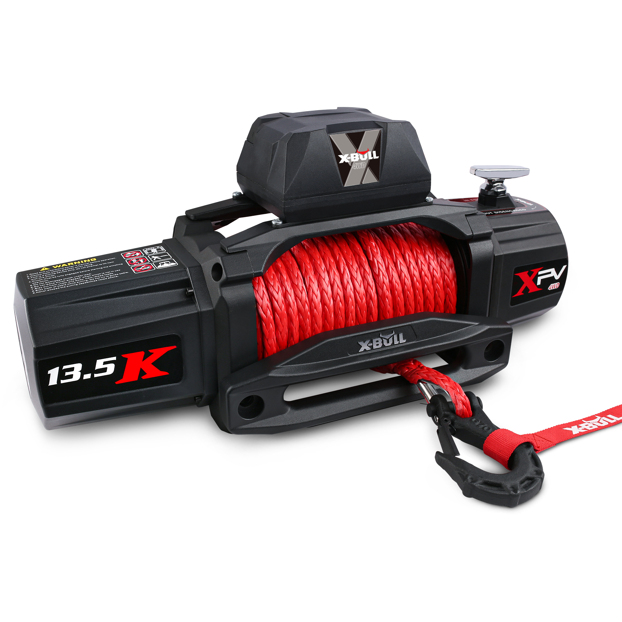 12V X-BULL Seilwinde 13500 LBS (6124 KG) Synthetikseil Offroad 4x4 12V X-BULL Seilwinde 13500 LBS (6124 KG) Synthetikseil Offroad 4x4