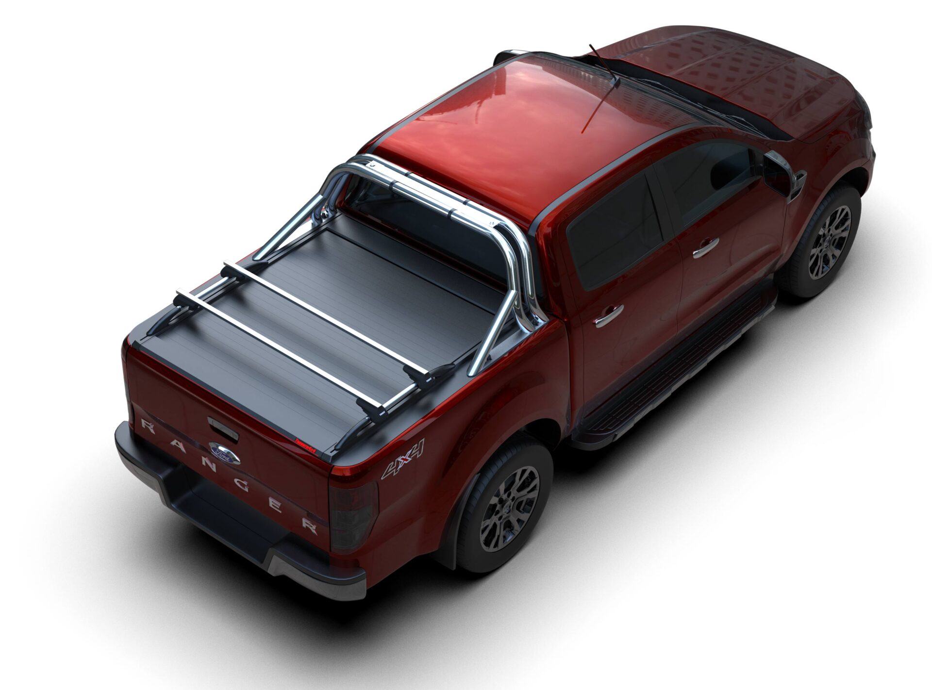 Laderaumabdeckung Tessera SE für Ford Ranger XL/XLT D/C ab 2012+ & 2016+ & 2020+ TESS 1506 SE black matt Laderaumabdeckung Tessera SE für Ford Ranger XL/XLT D/C ab 2012+ & 2016+ & 2020+ TESS 1506 SE black matt