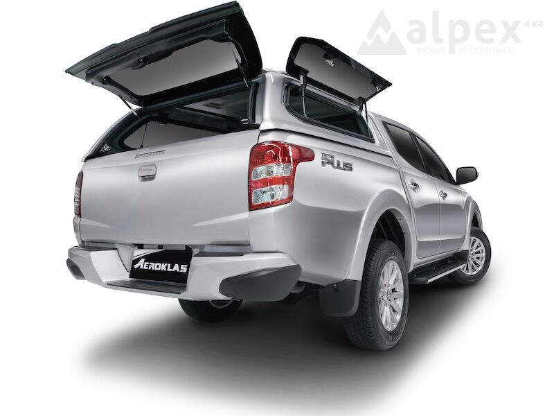 Aeroklas Stylish Hardtop - seitliche Aufklappfenster - Mitsubishi/Fiat D/C 2015- Aeroklas Stylish Hardtop - seitliche Aufklappfenster - Mitsubishi/Fiat D/C 2015-