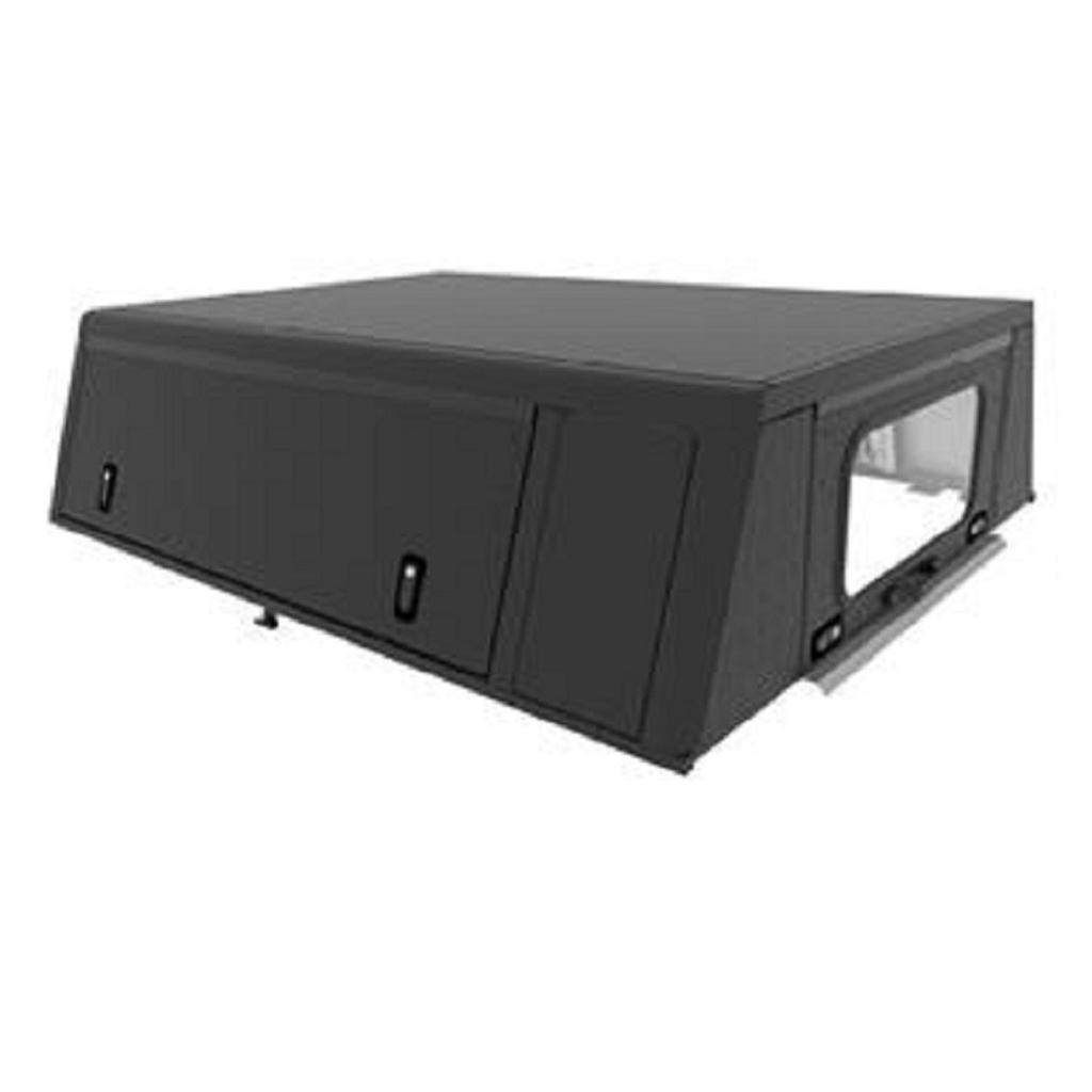 Alu-Cab Hardtop Explorer Toyota Hilux 2005-2015 Doppelkabine schwarz/ geriffelt Alu-Cab Hardtop Explorer Toyota Hilux 2005-2015 Doppelkabine schwarz/ geriffelt