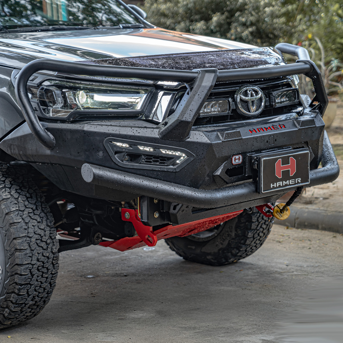 AM111-PT Hamer ATLAS EC Plus Series Stahlstoßstange Toyota Hilux ab 2021 mit EC Zulassung