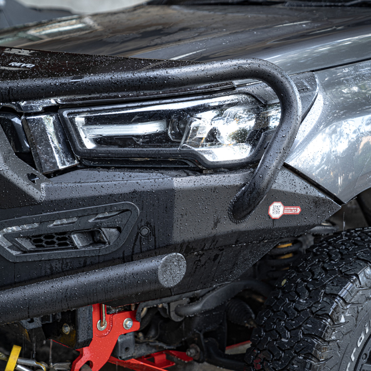 AM111-PT Hamer ATLAS EC Plus Series Stahlstoßstange Toyota Hilux Invincible ab 2021 mit EC Zulassung